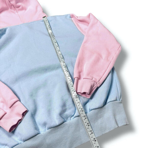 The Bubblegum “Very Cool” Hoodie Puffed Print Colorful Childish Barbie Size L - Picture 7 of 9